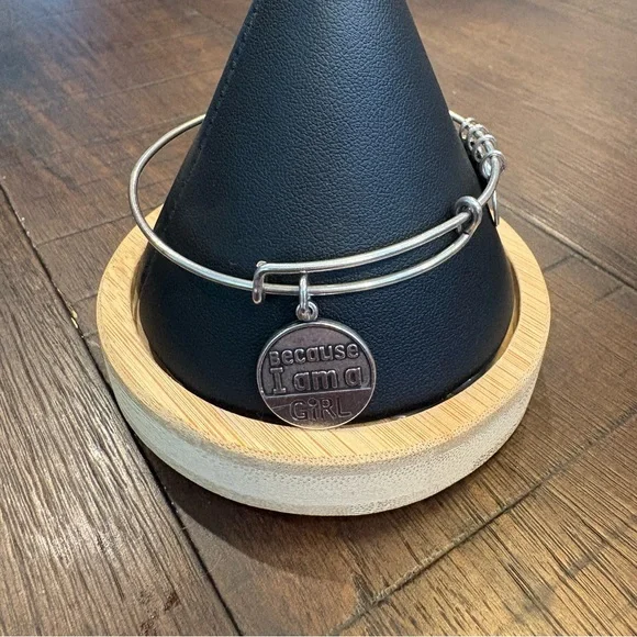 Alex and Ani ‘Because I Am A Girl’ Charm Expandable Bracelet - Picture 4 of 4